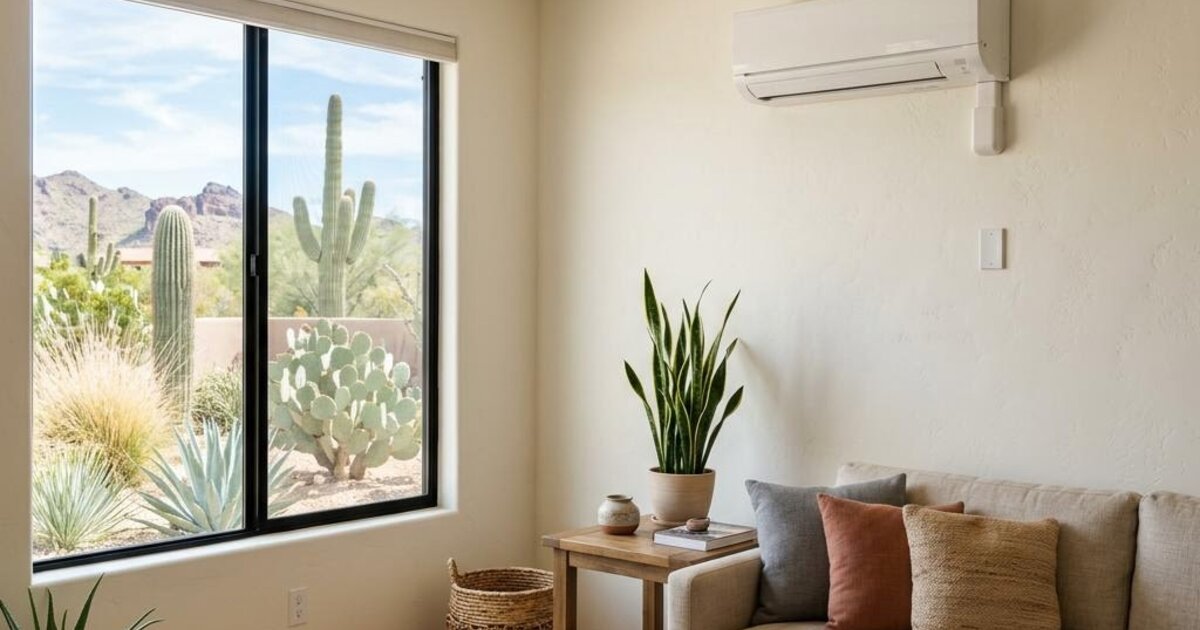 Wall-mounted ductless mini-split indoor unit